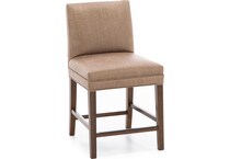 bsch brown  inch counter seat height stool   