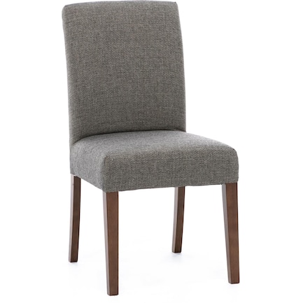 Meyer Upholstered Side Chair, Latte