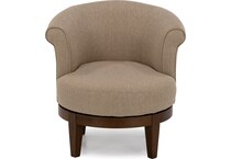 bsch brown swivel chair z  