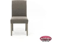bsch grey inch standard seat height side chair  image   