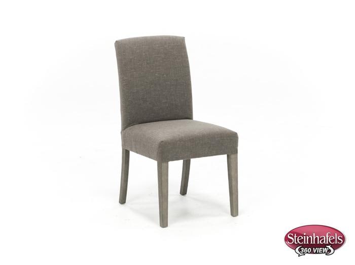 bsch grey inch standard seat height side chair  image   