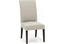 bsch grey inch standard seat height side chair   