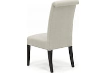 bsch grey inch standard seat height side chair   