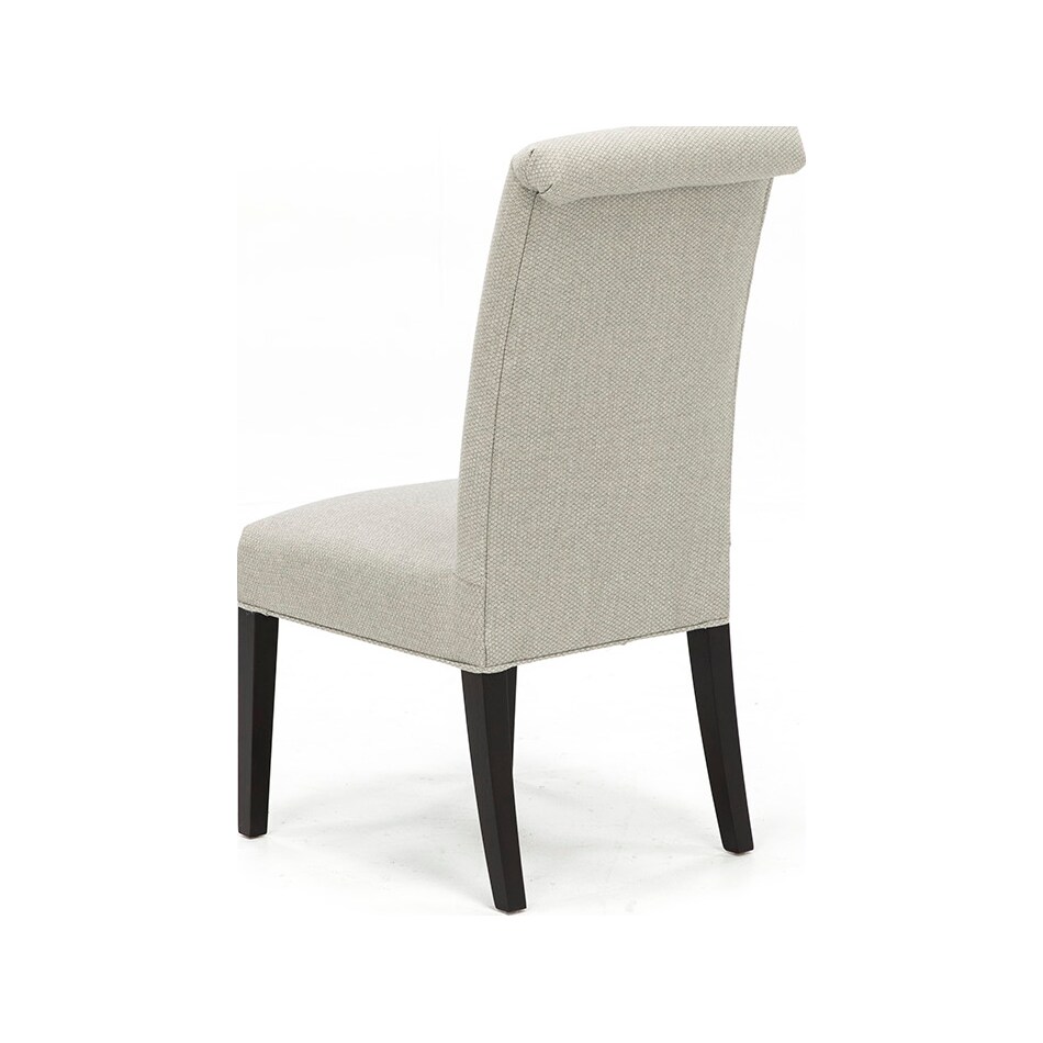 bsch grey inch standard seat height side chair   