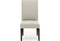 bsch grey inch standard seat height side chair   