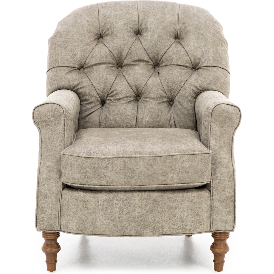 bsch grey accent chair   