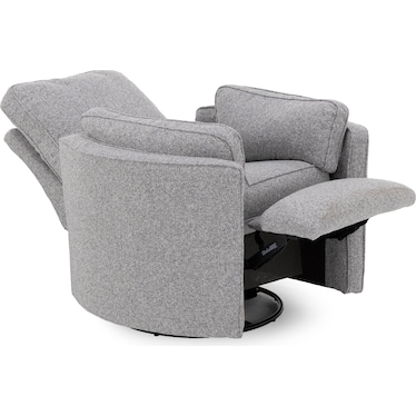 Louise Pushback Swivel Recliner