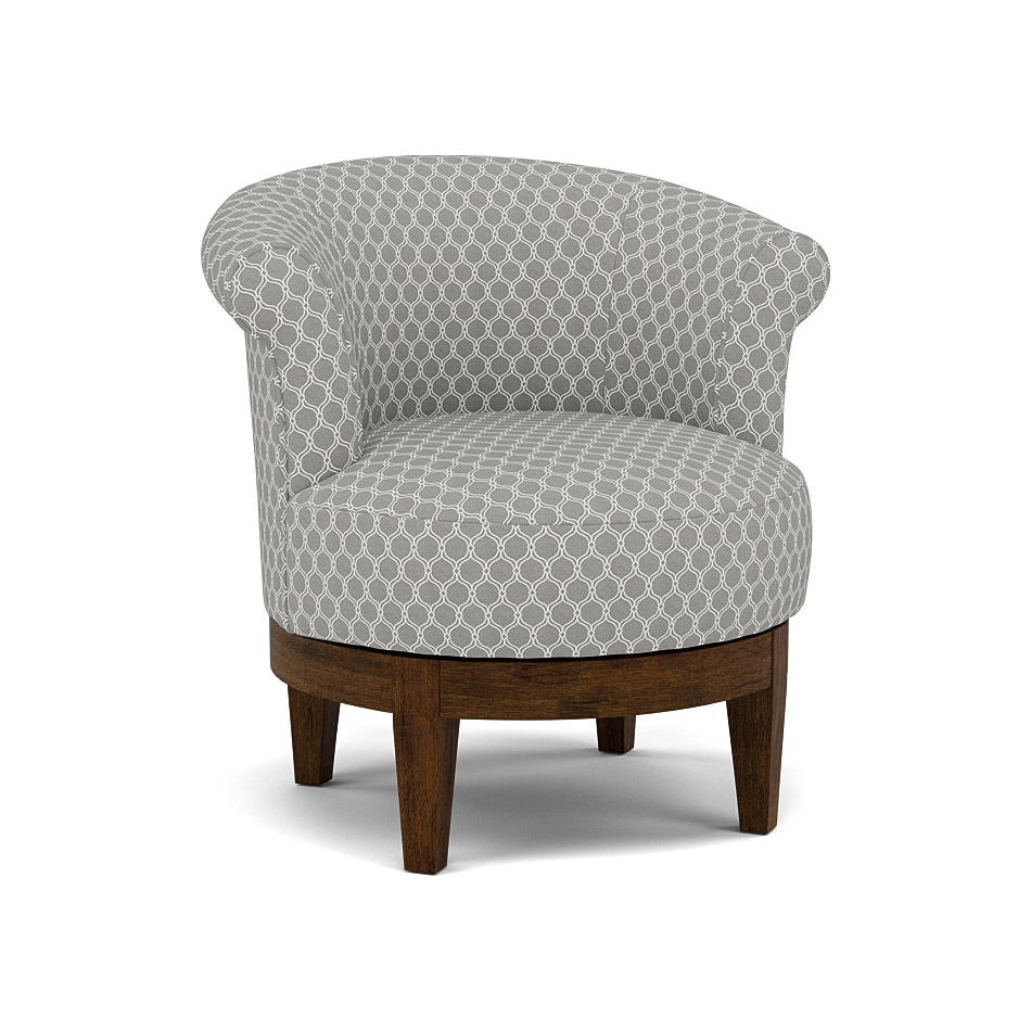 bsch grey swivel chair   
