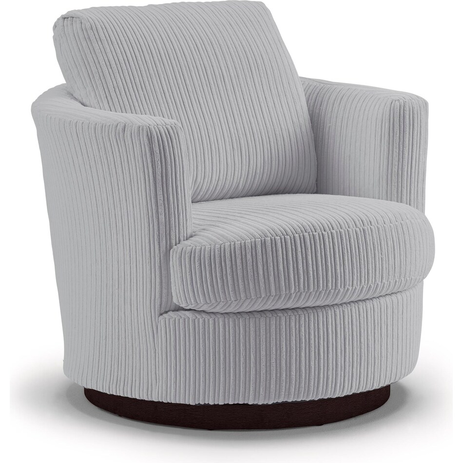 bsch grey swivel chair   