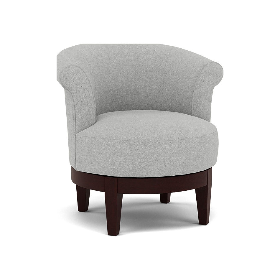 bsch grey swivel chair   