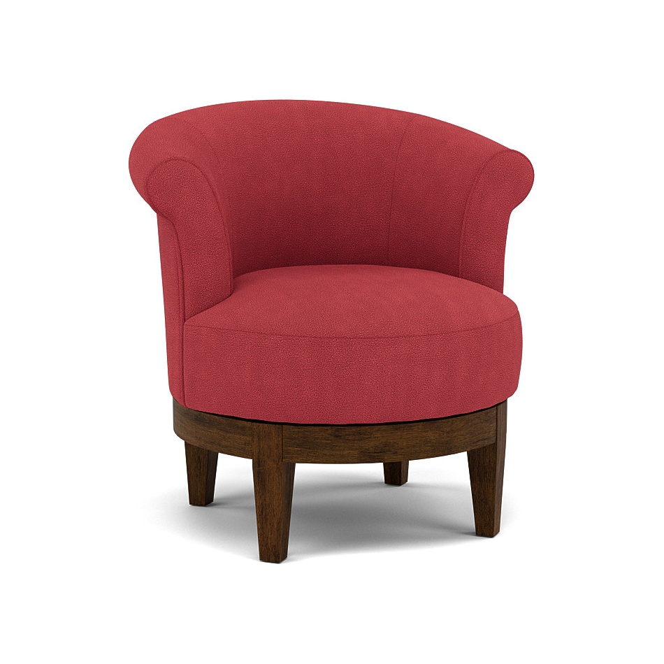 bsch red swivel chair   