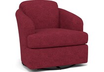 bsch red swivel chair   