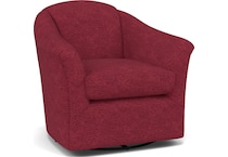 bsch red swivel chair   