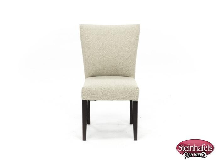 bsch white inch standard seat height side chair  image   