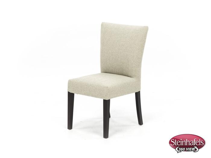 bsch white inch standard seat height side chair  image   
