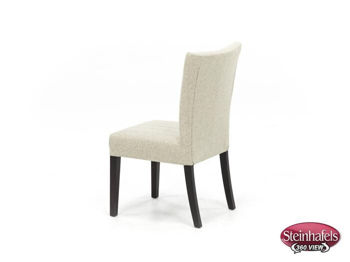 bsch white inch standard seat height side chair  image   
