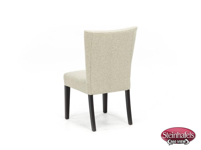 bsch white inch standard seat height side chair  image   