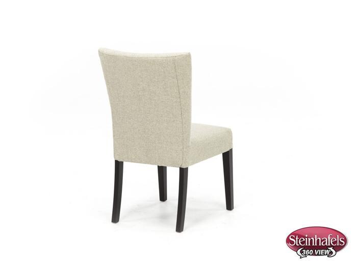 bsch white inch standard seat height side chair  image   