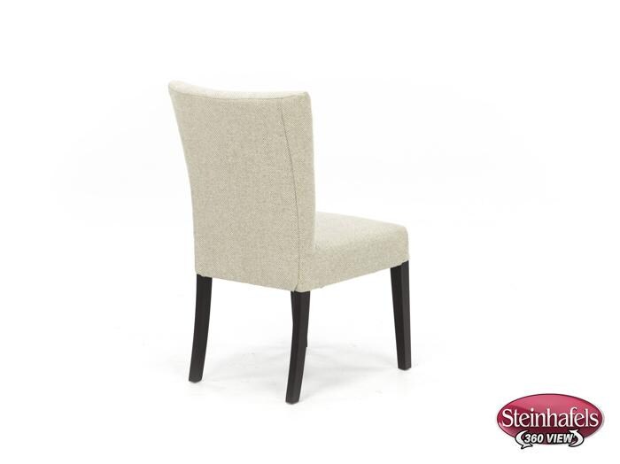 bsch white inch standard seat height side chair  image   