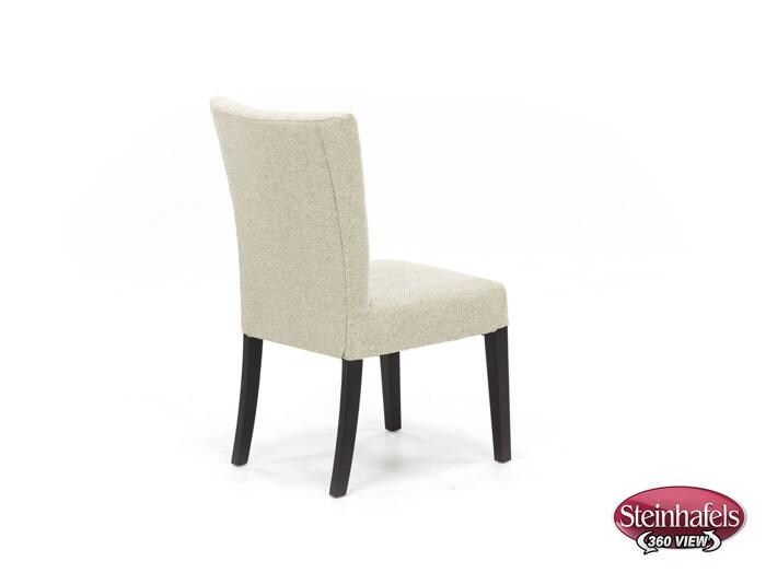 bsch white inch standard seat height side chair  image   
