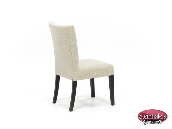 bsch white inch standard seat height side chair  image   