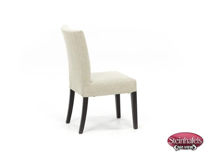 bsch white inch standard seat height side chair  image   