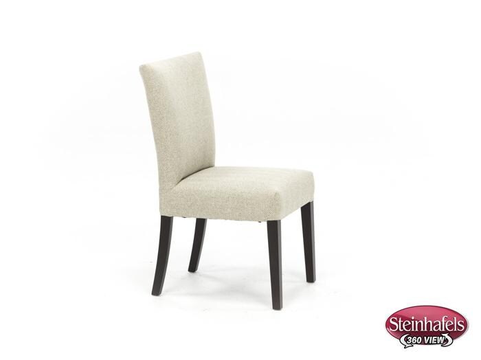 bsch white inch standard seat height side chair  image   