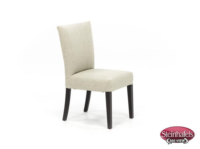 bsch white inch standard seat height side chair  image   