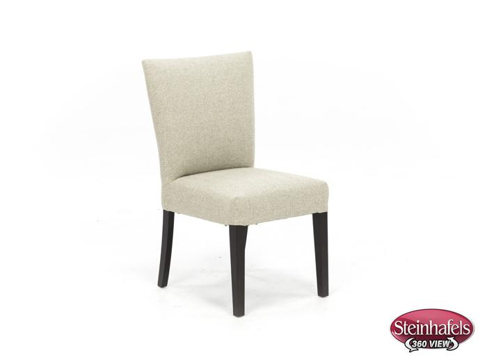 bsch white inch standard seat height side chair  image   