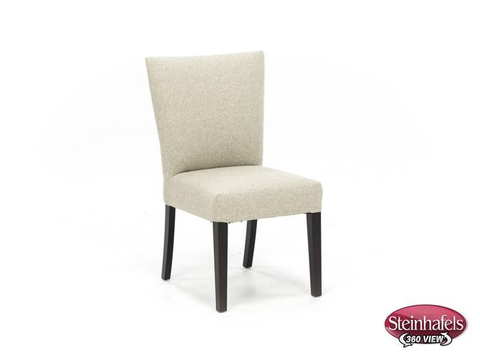 bsch white inch standard seat height side chair  image   