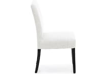 bsch white inch standard seat height side chair   