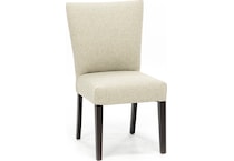bsch white inch standard seat height side chair   