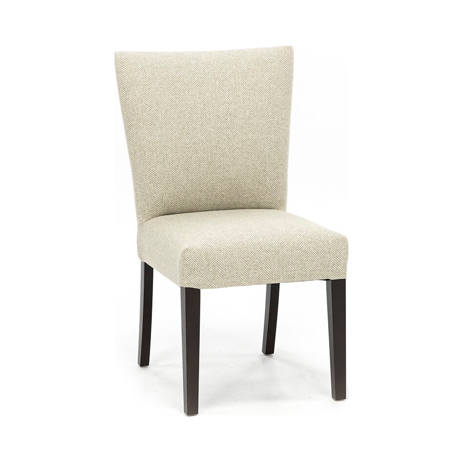 bsch white inch standard seat height side chair   