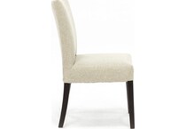 bsch white inch standard seat height side chair   
