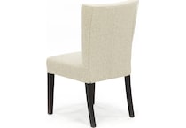 bsch white inch standard seat height side chair   