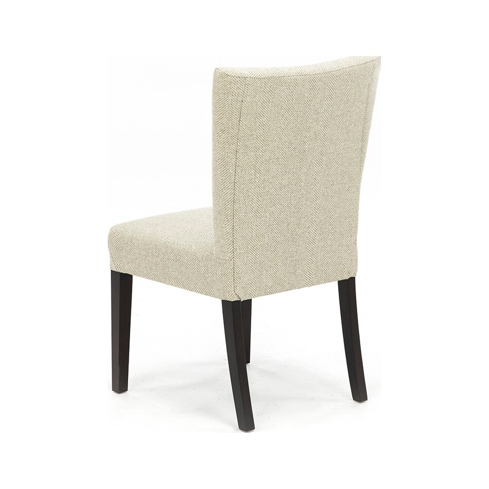 bsch white inch standard seat height side chair   