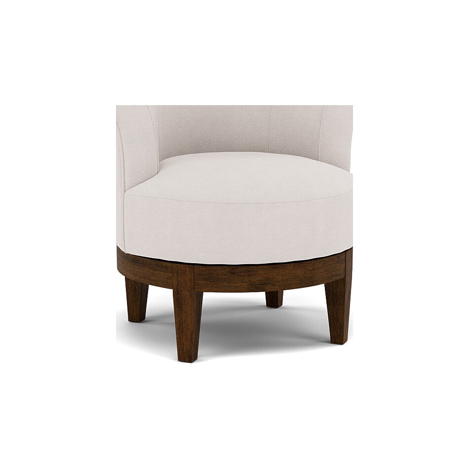 bsch white swivel chair   