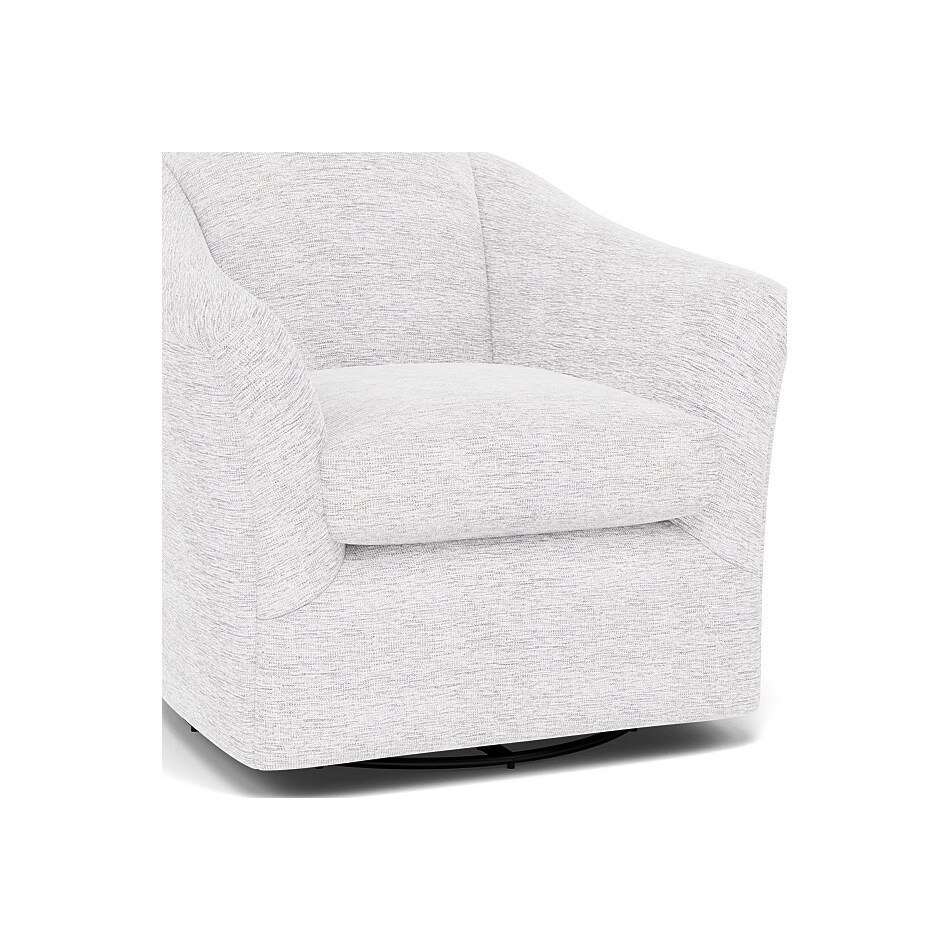 bsch white swivel chair