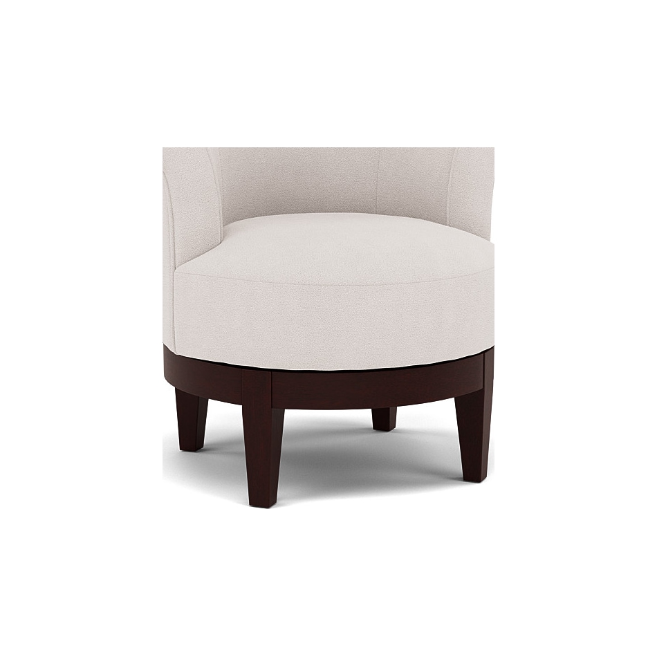 bsch white swivel chair