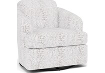 bsch white swivel chair   