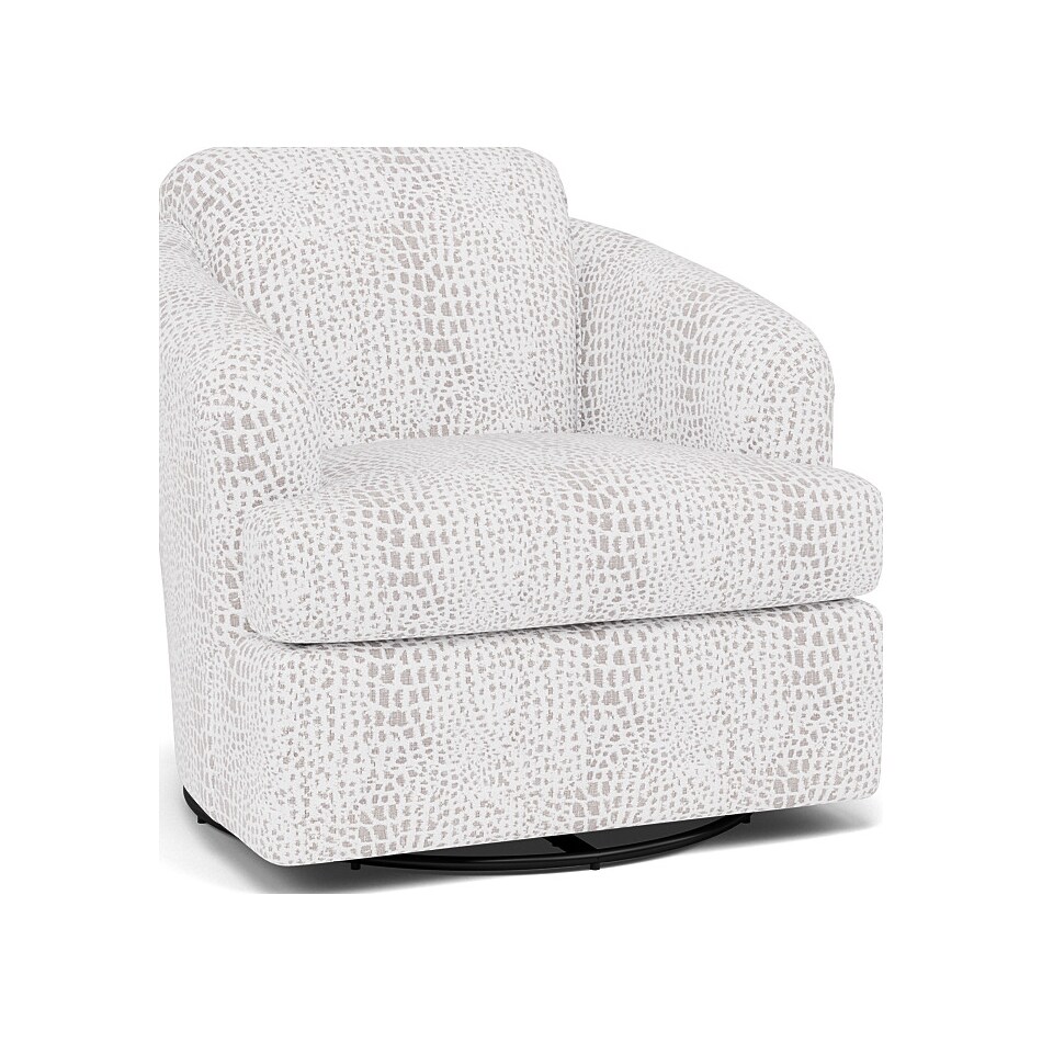 bsch white swivel chair   
