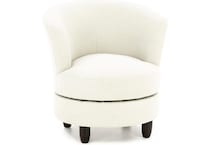 bsch white swivel chair   