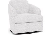 bsch white swivel chair   