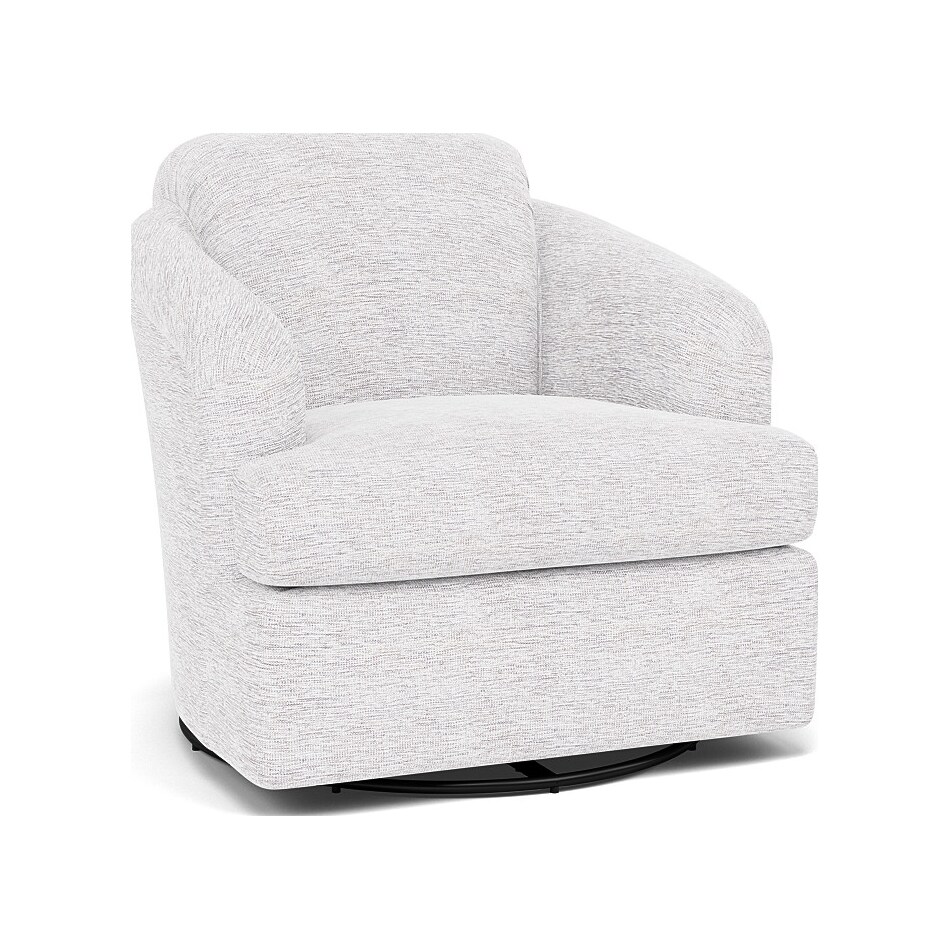 bsch white swivel chair   