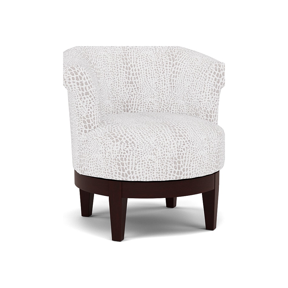 bsch white swivel chair   