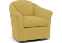 bsch yellow swivel chair   