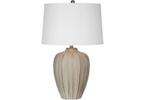 bsmt beige table lamp   