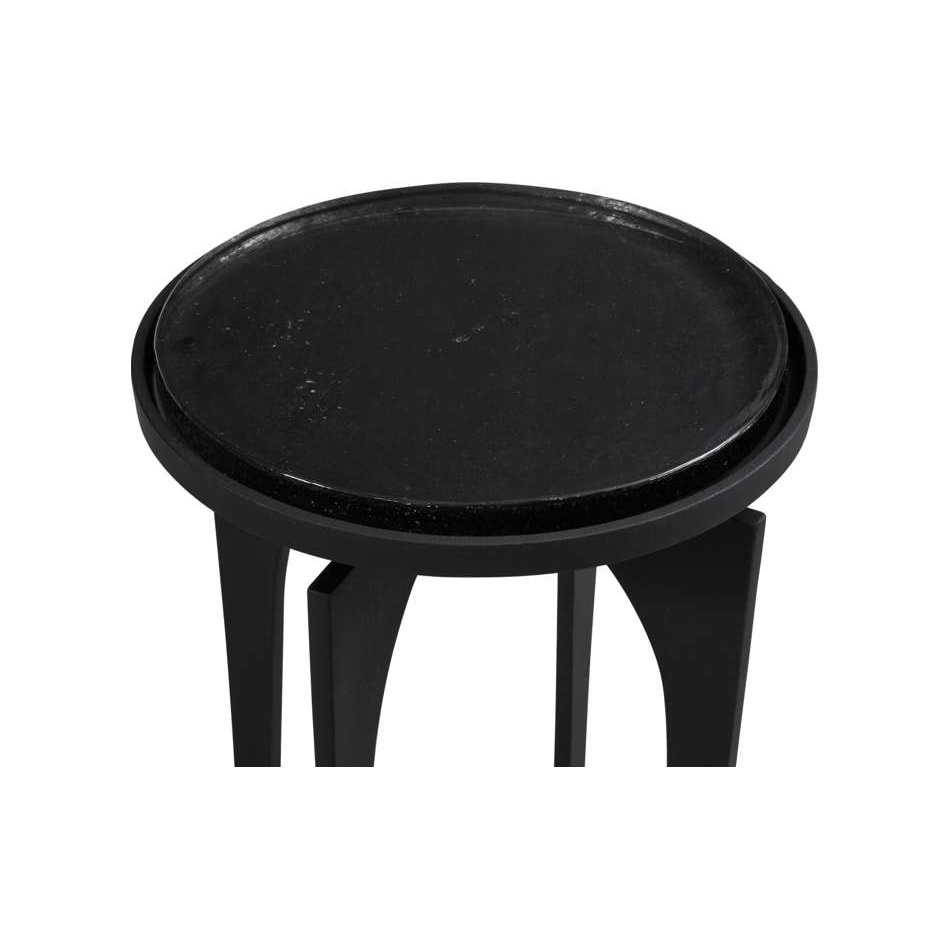 bsmt black chairside table mre  