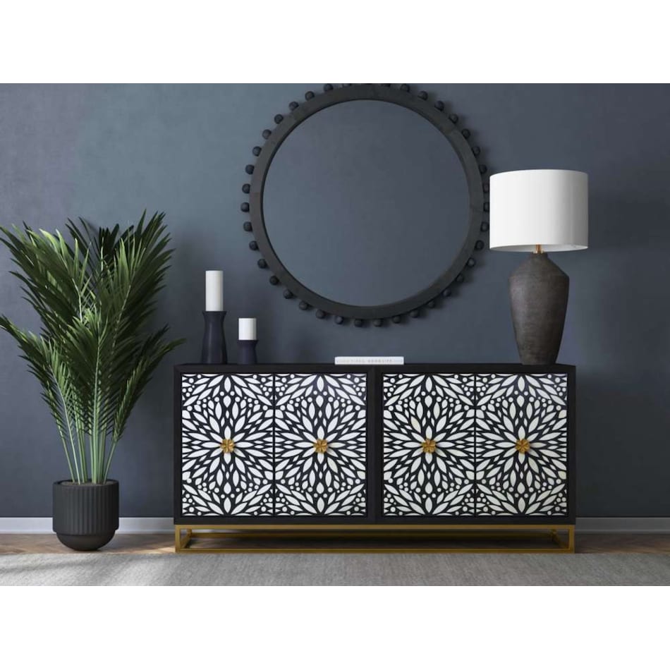 bsmt black table lamp   
