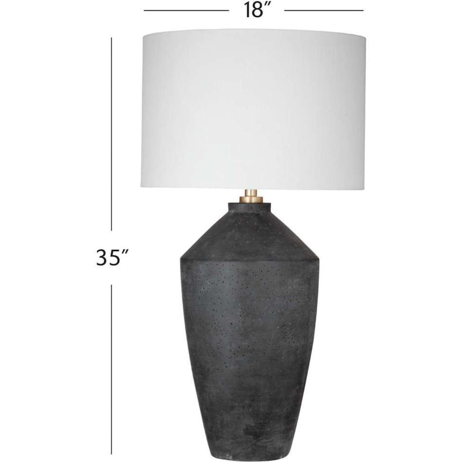 bsmt black table lamp   
